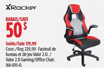 Canadian Tire X-rocker Valor 2.0 Gaming/Office Chair offer