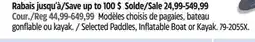 Canadian Tire Outbound Selected Paddles, Inflatable Boat or Kayak offer