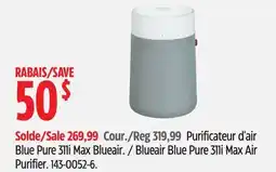 Canadian Tire Blueair Blue Pure 311i Max Air Purifier offer
