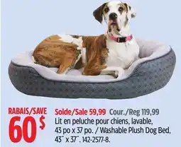 Canadian Tire petco Washable Plush Dog Bed offer