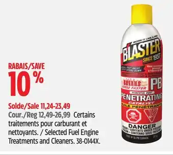 Canadian Tire Selected Fuel Engine Treatments and Cleaners offer