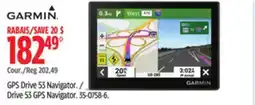 Canadian Tire Garmin Drive 53 GPS Navigator offer