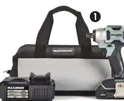 Canadian Tire maximum 20V Brushless 1⁄2˝ Impact Wrench Kit offer