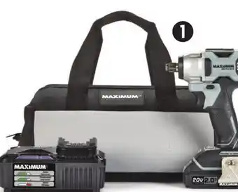 Canadian Tire maximum 20V Brushless 1⁄2˝ Impact Wrench Kit offer