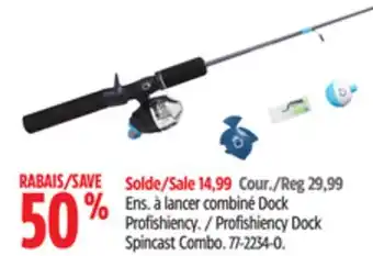 Canadian Tire Profishiency Dock Spincast Combo offer