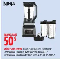 Canadian Tire Ninja Professional Plus Blender Duo with Auto-iQ offer