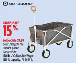 Canadian Tire OUTBOUND Collapsible Wagon offer