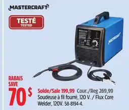 Canadian Tire Mastercraft Flux Core Welder offer