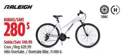 Canadian Tire Raleigh Overtake Bike offer