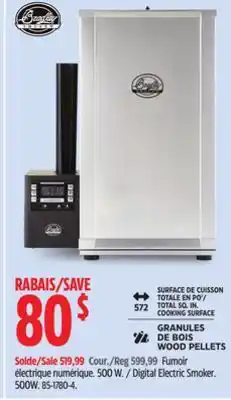 Canadian Tire Bradley Digital Electric Smoker offer