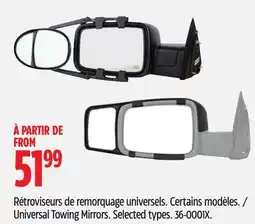 Canadian Tire K-Source Universal Towing Mirrors offer