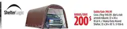 Canadian Tire SHELTERLOGIC Heavy-Duty Round Shelter offer