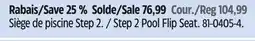 Canadian Tire Step 2 Pool Flip Seat offer