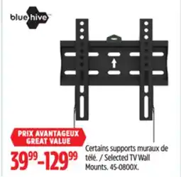 Canadian Tire Bluehive Selected TV Wall Mounts offer
