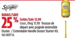 Canadian Tire Swiffer Extendable Handle Duster Starter Kit offer