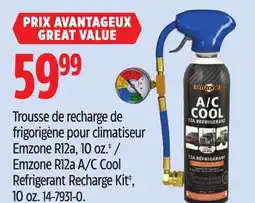 Canadian Tire Emzone R12a A/C Cool Refrigerant Recharge Kit‡ offer