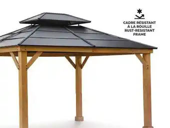 Canadian Tire Canvas Collingwood Hard-Top Gazebo with Durable Steel Roof offer