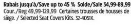 Canadian Tire AutoTrends Selected Seat Covers Kits offer