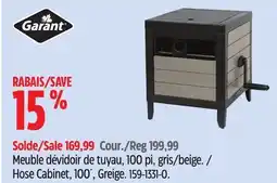 Canadian Tire Garant Hose Cabinet, 100´, Greige offer