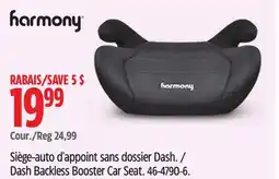 Canadian Tire Harmony Dash Backless Booster Car Seat offer