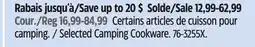 Canadian Tire woods Selected Camping Cookware offer