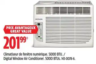 Canadian Tire Digital Window Air Conditioner offer