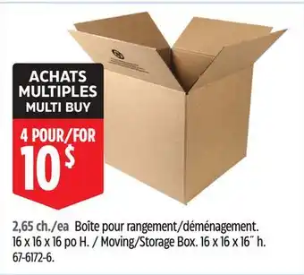 Canadian Tire Moving/Storage Box offer
