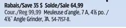 Canadian Tire MAXIMUM 41⁄2˝ Angle Grinder offer