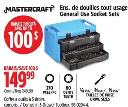Canadian Tire Mastercraft Comes in 3-Drawer Toolbox offer