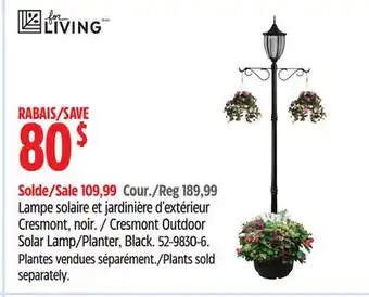 Canadian Tire For-living Plants sold separately offer
