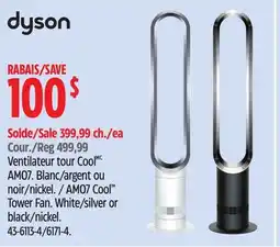 Canadian Tire dyson AM07 Cool Tower Fan offer