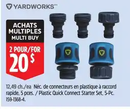 Canadian Tire YARDWORKS Plastic Quick Connect Starter Set offer