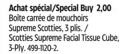 Canadian Tire Scotties Supreme Facial Tissue Cube offer