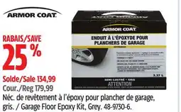 Canadian Tire Armor Coat Garage Floor Epoxy Kit offer