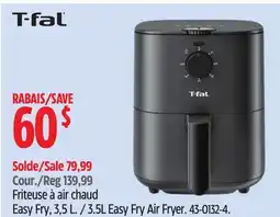 Canadian Tire T-fal 3.5L Easy Fry Air Fryer offer