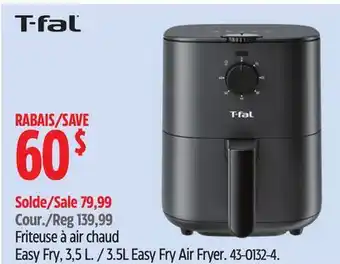 Canadian Tire T-fal 3.5L Easy Fry Air Fryer offer