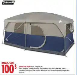 Canadian Tire Coleman Hampton 9-Person Tent offer
