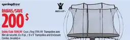 Canadian Tire SPRINGFREE 8 x 11´ Trampoline and Enclosure Combo offer