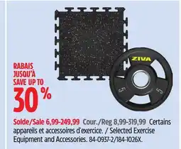 Canadian Tire ZIVA Selected Exercise Equipment and Accessories offer