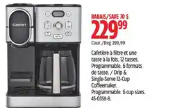 Canadian Tire Drip & Single-Serve 12-Cup Coffeemaker offer