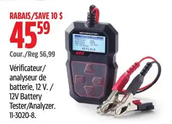 Canadian Tire 12V Battery Analyzer offer