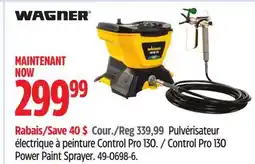 Canadian Tire Wagner Control Pro 130 Power Paint Sprayer offer