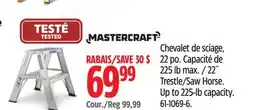 Canadian Tire Mastercraft 22˝ Trestle/Saw Horse offer