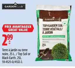 Canadian Tire Garden Club Top Soil or Black Earth offer