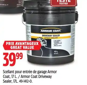 Canadian Tire Armor Coat Driveway Sealer offer