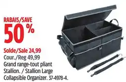 Canadian Tire Stallion Large Collapsible Organizer offer