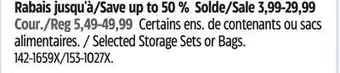 Canadian Tire Selected Storage Sets or Bags offer