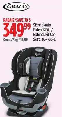 Canadian Tire Graco Extend2Fit Car Seat offer