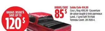 Canadian Tire Lund Soft Tri-Fold Tonneau Cover offer