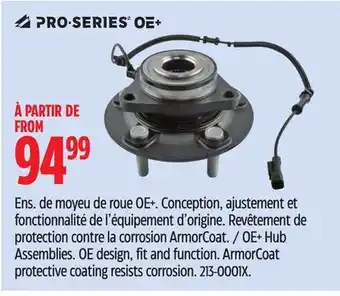 Canadian Tire Pro-Series OE+ Hub Assemblies offer